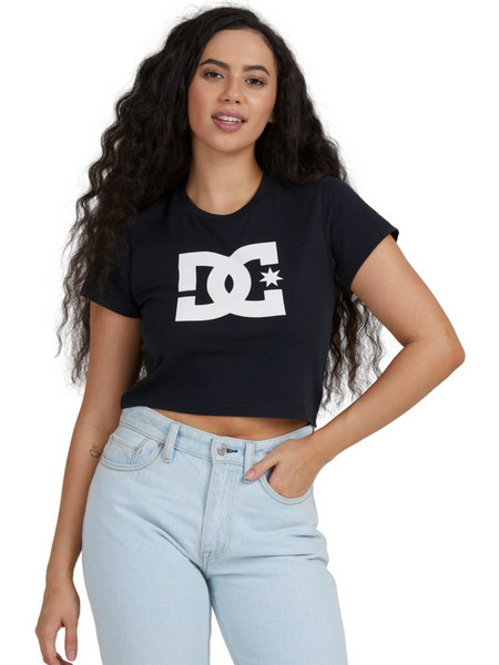DC 'STAR' CROP ΜΠΛΟΥΖΑ ΓΥΝΑΙΚΕΙΑ ADJZT03035-KVJ0 (KVJ0/BLACK)
