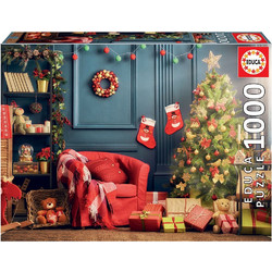Puzzle Educa Christmas Corner 1000 Κομμάτια