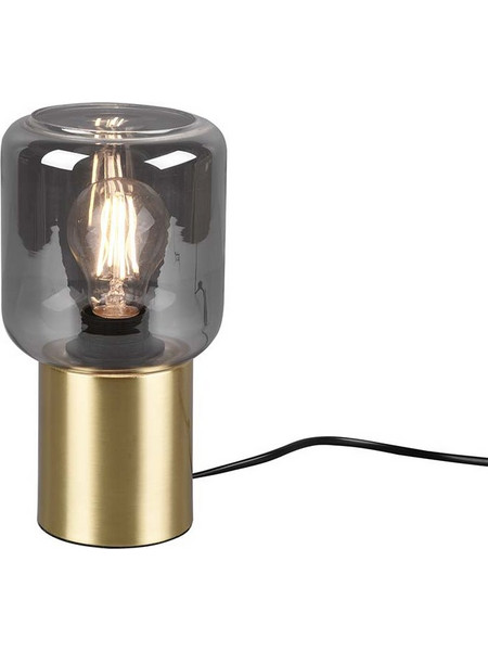 Trio Lighting R50591008 Πορτατίφ Ε27 Διαφανές Χρυσό Φ13xΥ24cm
