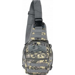 Mijo One Strap 10lt Ανδρική Τσάντα Στήθους Γκρι