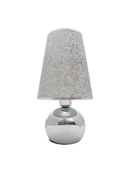ARlight TLC8836 Πορτατίφ Ε27 Γκρι Διαφανές Φ20xΥ37cm