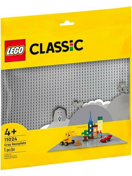 Lego Classic Grey Baseplate για 4+ Ετών 11024