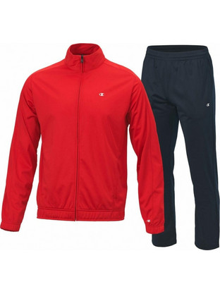 Champion Ανδρικό Σετ Φόρμας Κόκκινο Navy Μπλε 218097-RS053