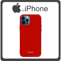 Jelly Θήκη Πλάτης - Back Cover, Silicone Σιλικόνη TPU Red Κόκκινο For iPhone 13 Pro