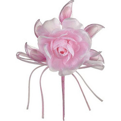 Μπομπονιέρα Γάμου Λουλούδι Με Κουφέτα Μ7841-4 Ροζ