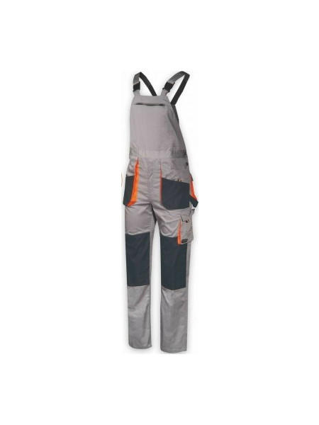 FAGEO Φόρμα Εργασίας με Ενίσχυση Oxford Grey-Orange-Black 545
