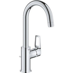 Grohe Bauloop Αναμεικτική Μπαταρία Νιπτήρα Ψηλή Ασημί
