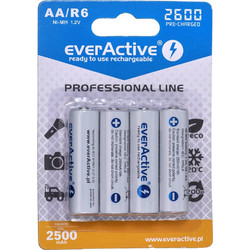 everActive Professional Line AA 2600mAh 4τμχ