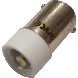 Λαμπάκι LED μπαγιονέτ(B95) 0,25W 230V λευκό τύπος LB230W xindali