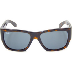 Ray-Ban RB2187 902/R5 Γυαλιά Ηλίου Τετράγωνα Κοκάλινα Καφέ με Μπλε Polarized Φακό