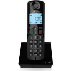 Alcatel S250 Ασύρματο Τηλέφωνο με Ανοιχτή Ακρόαση Μαύρο