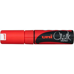 ΜΑΡΚΑΔΟΡΟΣ ΚΙΜΩΛΙΑΣ UNI CHALK PWE-8K 8.0mm ΚΟΚΚΙΝΟ