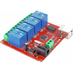 4 Channel 12v relay module 10A usb