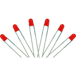 10Pcs F3 3MM Superbright LED (Red Color)
