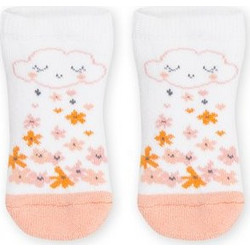 Βρεφικές Κάλτσες για Νεογέννητο Unisex White Clouds ΛΕΥΚΟ
