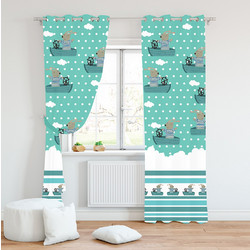 Mc Decor Παιδική Κουρτίνα με Τρουκς 140x280 Βάρκα