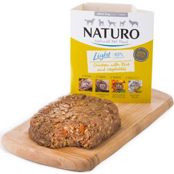 Naturo Dog Light Chicken, Rice & Vegetables 400gr