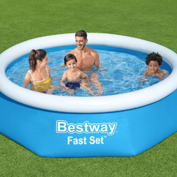 Bestway 57265 Φουσκωτή Πισίνα Πλαστική Φ244x66cm