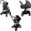 Chicco Trio One4ever Limited Eco Edition Καρότσι Μωρού 3 σε 1 Light City Map Re Lux