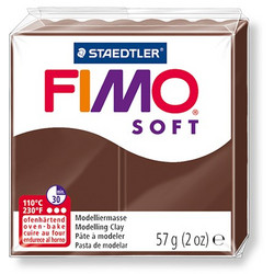 STAEDTLER ΠΗΛΟΣ 6x57gr FIMO SOFT CHOCOLATE