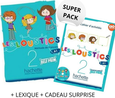 LES LOUSTICS 2 SUPER PACK (LIVRE + CAHIER + LEXIQUE + CADEAU SURPRISE)