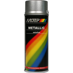Motip Metallic Σπρέι Βαφής Silver Μεταλλιζέ 400ml