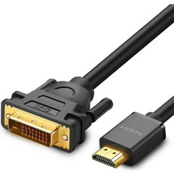 Ugreen Καλώδιο HDMI Male to DVI-D Male 2m Black