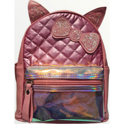 Backpack Παιδική Τσάντα Πλάτης Φιογκάκι Κορίτσι -Ροζ- 23-1016-23