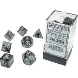 Chessex Borealis Light Smoke/Silver Luminary 7-Die SetΚωδικός: 30951952