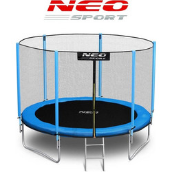 NeoSport Τραμπολίνο Γυμναστικής με Σκάλα & Δίχτυ NS-06Z181
