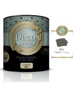 Pellachrom Deco Chalk Paint Χρώμα Κιμωλίας B75 Lignite 750ml