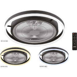 Gruppe RX-3310 Ανεμιστήρας Οροφής 50cm 45W με Φως & Τηλεχειριστήριο Μαύρος