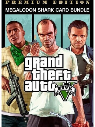 Grand Theft Auto V Premium Online Edition & Megalodon Shark Card Bundle PC