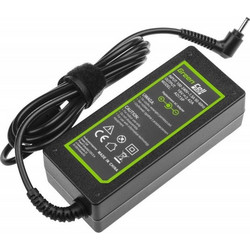 Green Cell Φορτιστής Laptop 65W 19V 3.42A με Ενσωματωμένο Καλώδιο Τροφοδοσίας AD73P