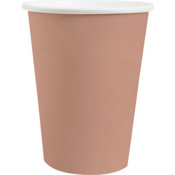 Ποτήρια Χάρτινα Rose Gold 10 Τεμάχια