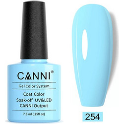 Canni 254 Water Blue Ημιμόνιμο Βερνίκι Νυχιών 7.3ml