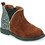GBB Lanette Παιδικά Μποτάκια Καφέ Suede Chelsea με Φερμουάρ AI301-44
