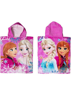 Dimcol Disney Frozen 04 Παιδικό Πόντσο Θαλάσσης Φούξια 50x115cm