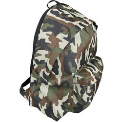 EFO Single Camo Σχολική Τσάντα Πλάτης Γυμνασίου - Λυκείου Καφέ Πράσινη 303112