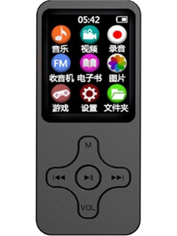 MP3/MP4 Bluetooth Cross Student Sports Walkman English Player With 16G Memory Card(Black) (OEM)