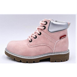 Levi's Παιδικά Αρβυλάκια Ροζ Suede με Φερμουάρ VFOR0102S-1738