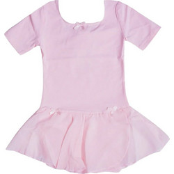 GO DANCE GIRLS SHORT SLEEVE LEOTARD W SKIRT 9984-PPK Ροζ