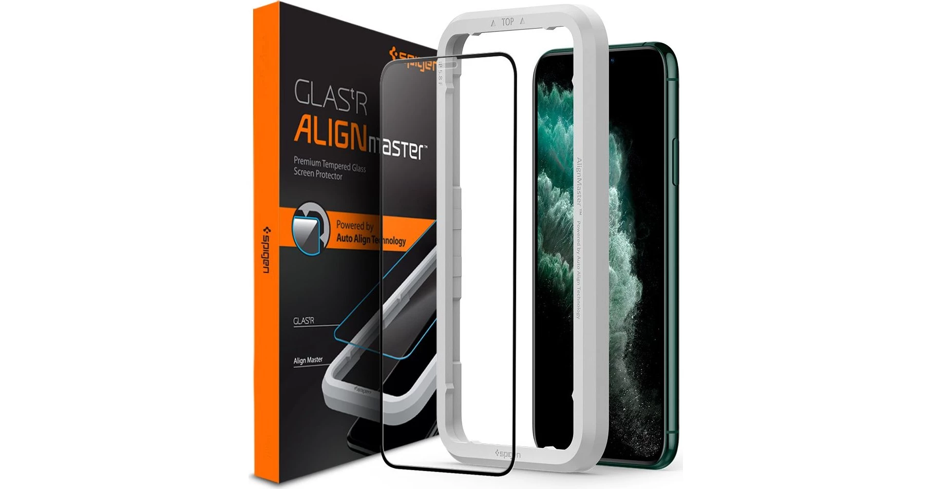 Buy the Spigen iPhone 11/XR (6.1) Premium Tempered Glass Screen