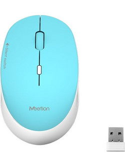 Meetion MT-R570 Ασύρματο Bluetooth Ποντίκι Cyan