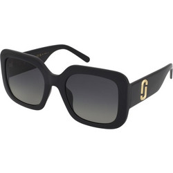 Marc Jacobs MARC647/S 08A Γυναικεία Γυαλιά Ηλίου Τετράγωνα Κοκάλινα Μαύρα με Μαύρο Degradee Φακό