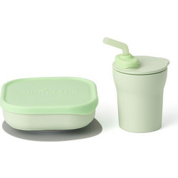 Miniware Des.13 Βρεφικό Σετ Φαγητού & Ποτηράκι Mint 2τμχ