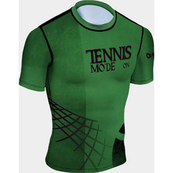 Athlon Κοντομάνικο Rash Guard - Tennis mode on Γκρι