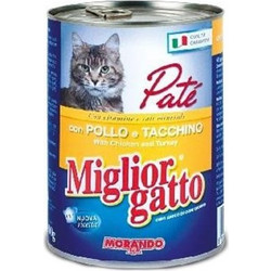 Morando Miglior Gatto Pate Κοτόπουλο & Γαλοπούλα 400gr