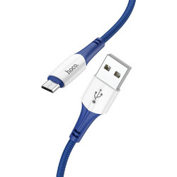 ΚΑΛΩΔΙΟ USB ΣΕ MICRO HOCO X70 2.4A FERRY (1Μ) - ΜΠΛΕ