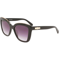 Longchamp LO692S 001 Γυναικεία Γυαλιά Ηλίου Πεταλούδα Κοκάλινα Μαύρα με Μωβ Degradee Φακό